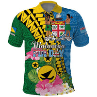 Personalised Malampa Fiji Day Polo Shirt Tropical Tapa Pattern LT01 Art - Polynesian Pride