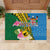 Malampa Fiji Day Rubber Doormat Tropical Tapa Pattern