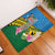 Malampa Fiji Day Rubber Doormat Tropical Tapa Pattern