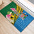 Malampa Fiji Day Rubber Doormat Tropical Tapa Pattern