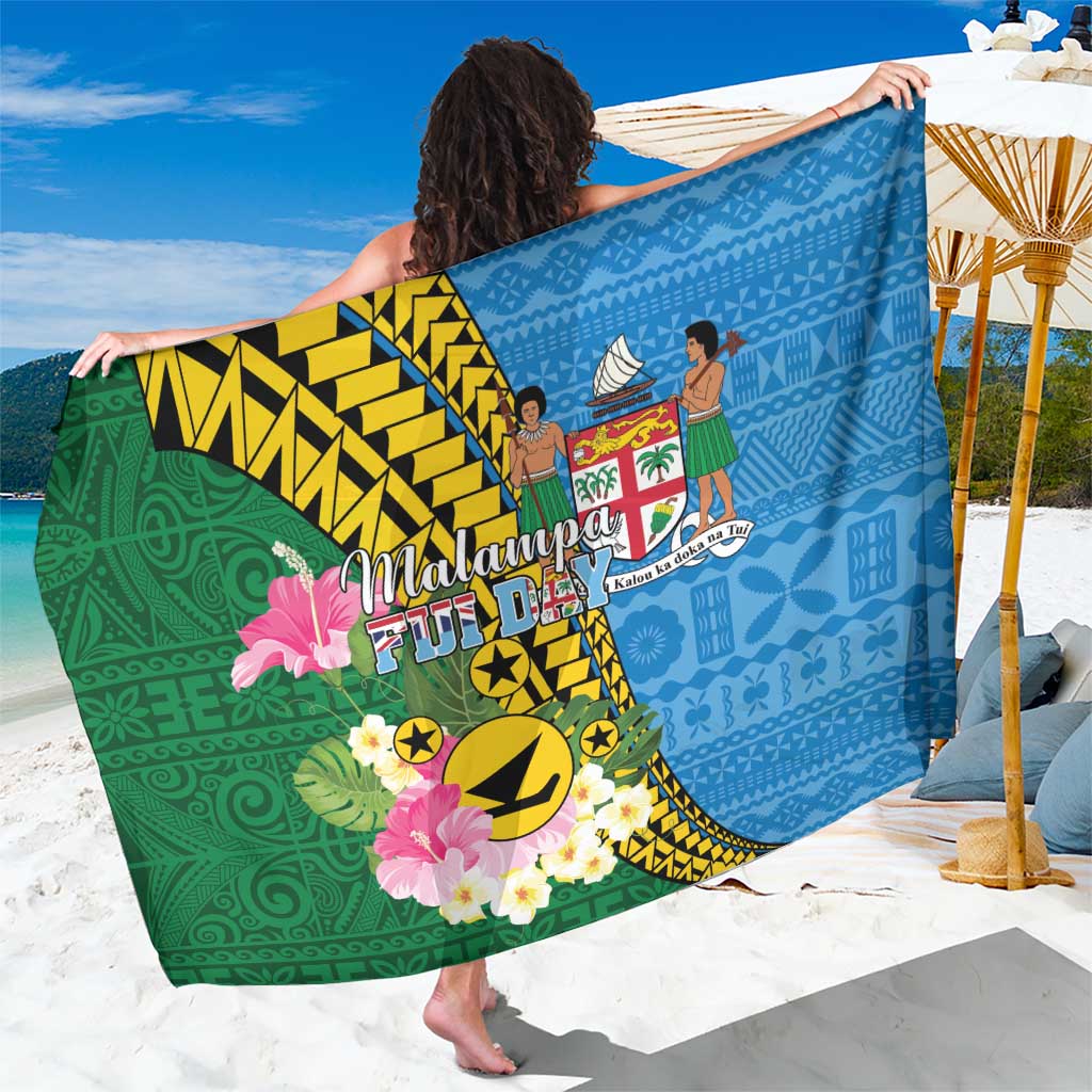 Malampa Fiji Day Sarong Tropical Tapa Pattern LT01 One Size 44 x 66 inches Art - Polynesian Pride