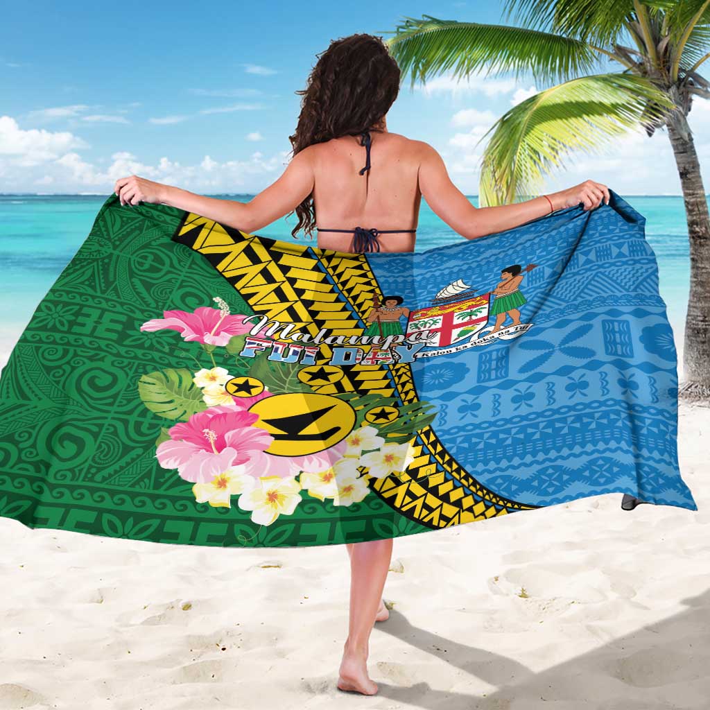 Malampa Fiji Day Sarong Tropical Tapa Pattern LT01 - Polynesian Pride