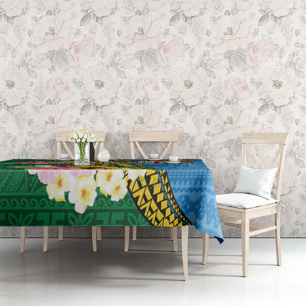 Malampa Fiji Day Tablecloth Tropical Tapa Pattern LT01 - Polynesian Pride