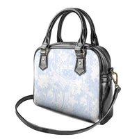 Samoa White Sunday Shoulder Handbag Plumeria Floral LT01 - Polynesian Pride