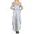 Samoa White Sunday Summer Maxi Dress Plumeria Floral