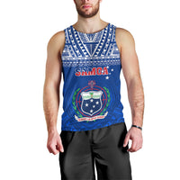 Samoa Rugby Men Tank Top Manu Samoa Polynesian Tatoo Pattern LT01 - Polynesian Pride