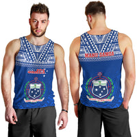 Samoa Rugby Men Tank Top Manu Samoa Polynesian Tatoo Pattern LT01 - Polynesian Pride