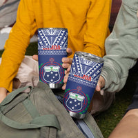 Samoa Rugby Tumbler Cup Manu Samoa Polynesian Tatoo Pattern LT01 - Polynesian Pride