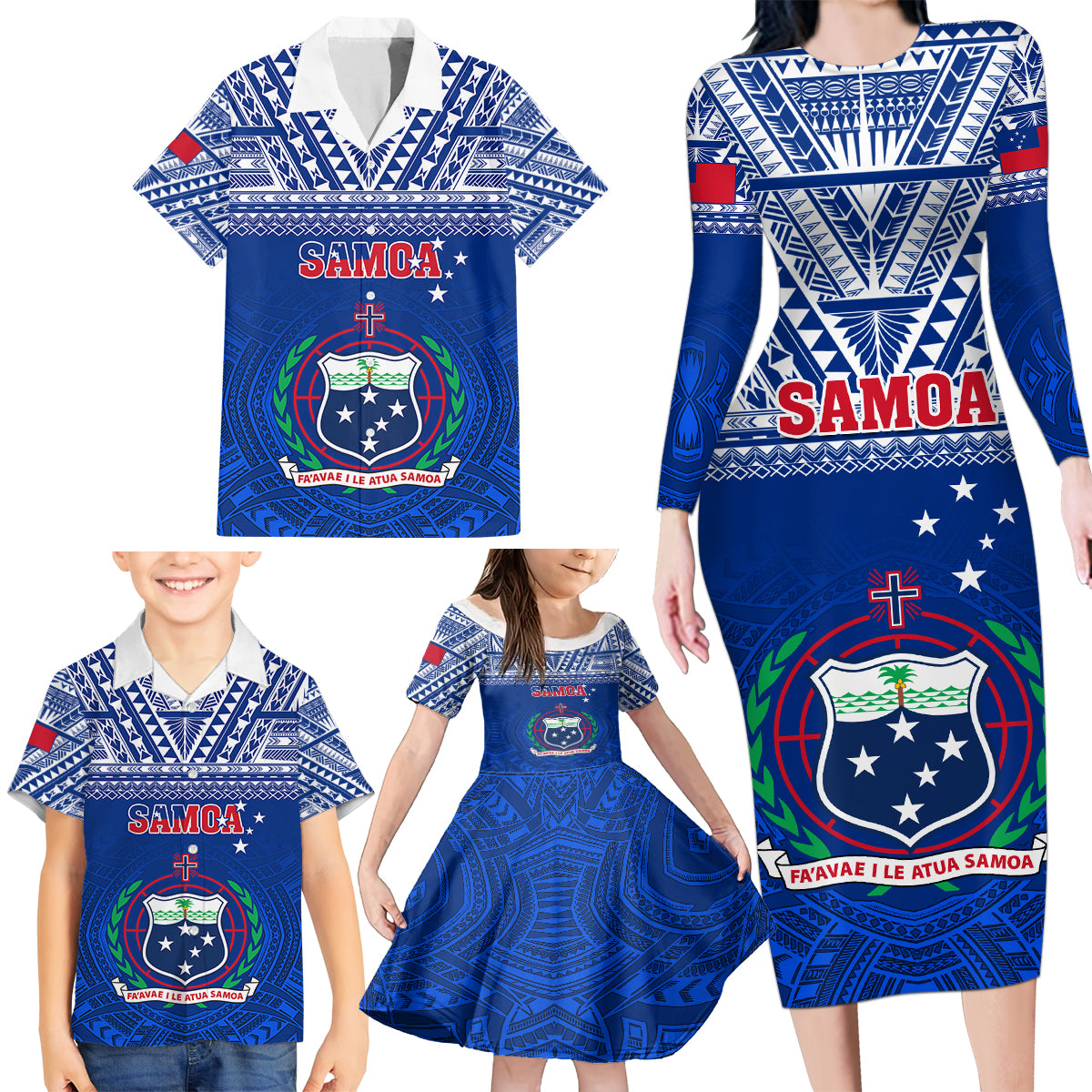 custom-samoa-rugby-family-matching-long-sleeve-bodycon-dress-and-hawaiian-shirt-manu-samoa-polynesian-tatoo-pattern