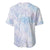 Samoa White Sunday Baseball Jersey Sweet Pastel Plumeria Floral