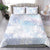 Samoa White Sunday Bedding Set Sweet Pastel Plumeria Floral