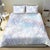 Samoa White Sunday Bedding Set Sweet Pastel Plumeria Floral