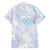 Samoa White Sunday Family Matching Puletasi and Hawaiian Shirt Sweet Pastel Plumeria Floral