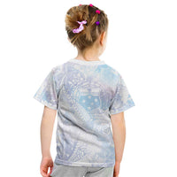 Samoa White Sunday Kid T Shirt Sweet Pastel Plumeria Floral LT01 - Polynesian Pride