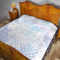 Samoa White Sunday Quilt Sweet Pastel Plumeria Floral LT01 - Polynesian Pride