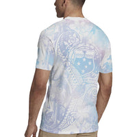 Samoa White Sunday Rugby Jersey Sweet Pastel Plumeria Floral LT01 - Polynesian Pride