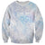 Samoa White Sunday Sweatshirt Sweet Pastel Plumeria Floral