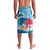 Personalized Aloha Hawaii Skeleton Surfing Lavalava Tribal Shark Plumeria