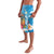 Personalized Aloha Hawaii Skeleton Surfing Lavalava Tribal Shark Plumeria