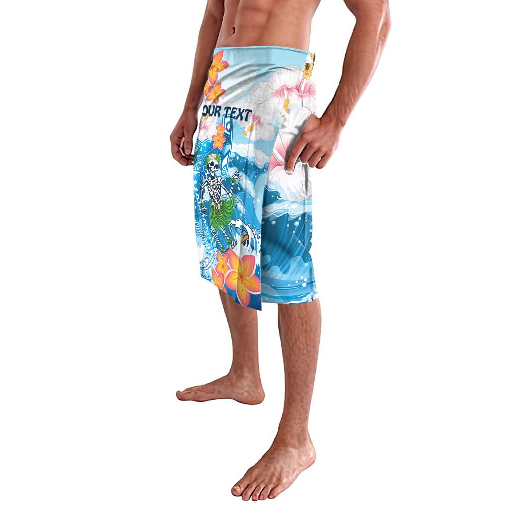 Personalized Hawaii Hula Girl Skeleton Dancing Lavalava Hibiscus Tribal Shark LT01 - Polynesian Pride