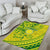 Kia Orana Cook Islands Area Rug Turtle Yellow Green Polynesian Pattern LT01 - Polynesian Pride