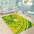 Kia Orana Cook Islands Area Rug Turtle Yellow Green Polynesian Pattern LT01 - Polynesian Pride