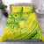 Kia Orana Cook Islands Bedding Set Turtle Yellow Green Polynesian Pattern LT01 - Polynesian Pride