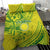 Kia Orana Cook Islands Bedding Set Turtle Yellow Green Polynesian Pattern LT01 - Polynesian Pride