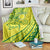 Kia Orana Cook Islands Blanket Turtle Yellow Green Polynesian Pattern LT01 - Polynesian Pride