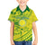 Kia Orana Cook Islands Family Matching Off Shoulder Short Dress and Hawaiian Shirt Turtle Yellow Green Polynesian Pattern LT01 Son's Shirt Green - Polynesian Pride