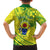 Kia Orana Cook Islands Family Matching Puletasi Dress and Hawaiian Shirt Turtle Yellow Green Polynesian Pattern LT01 - Polynesian Pride