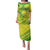 Kia Orana Cook Islands Family Matching Puletasi Dress and Hawaiian Shirt Turtle Yellow Green Polynesian Pattern LT01 Mom's Dress Green - Polynesian Pride