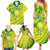 Kia Orana Cook Islands Family Matching Summer Maxi Dress and Hawaiian Shirt Turtle Yellow Green Polynesian Pattern LT01 - Polynesian Pride