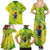 Kia Orana Cook Islands Family Matching Summer Maxi Dress and Hawaiian Shirt Turtle Yellow Green Polynesian Pattern LT01 - Polynesian Pride