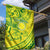 Kia Orana Cook Islands Garden Flag Turtle Yellow Green Polynesian Pattern LT01 - Polynesian Pride