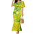 Kia Orana Cook Islands Mermaid Dress Turtle Yellow Green Polynesian Pattern LT01 Women Green - Polynesian Pride