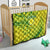 Kia Orana Cook Islands Quilt Turtle Yellow Green Polynesian Pattern LT01 - Polynesian Pride