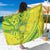 Kia Orana Cook Islands Sarong Turtle Yellow Green Polynesian Pattern LT01 One Size 44 x 66 inches Green - Polynesian Pride