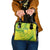 Kia Orana Cook Islands Shoulder Handbag Turtle Yellow Green Polynesian Pattern LT01 One Size Green - Polynesian Pride