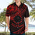 Kia Orana Cook Islands Hawaiian Shirt Circle Stars With Floral Red Pattern LT01 - Polynesian Pride