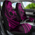 Kia Orana Cook Islands Car Seat Cover Circle Stars With Floral Pink Pattern LT01 - Polynesian Pride