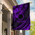 Kia Orana Cook Islands Garden Flag Circle Stars With Floral Purple Pattern LT01 House Flag Purple - Polynesian Pride