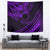 Kia Orana Cook Islands Tapestry Circle Stars With Floral Purple Pattern LT01 - Polynesian Pride