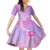 Polynesian Shark Valentine Kid Short Sleeve Dress Sweet Unique Version LT01 KID Pink - Polynesian Pride