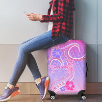 Polynesian Shark Valentine Luggage Cover Sweet Unique Version LT01 - Polynesian Pride
