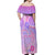 Polynesian Shark Valentine Off Shoulder Maxi Dress Sweet Unique Version LT01 - Polynesian Pride