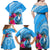 Yap Day Family Matching Off Shoulder Maxi Dress and Hawaiian Shirt Nam nu Waqab Tropical Flower LT01 - Polynesian Pride