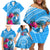 Yap Day Family Matching Off Shoulder Short Dress and Hawaiian Shirt Nam nu Waqab Tropical Flower LT01 - Polynesian Pride