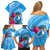 Yap Day Family Matching Off Shoulder Short Dress and Hawaiian Shirt Nam nu Waqab Tropical Flower LT01 - Polynesian Pride