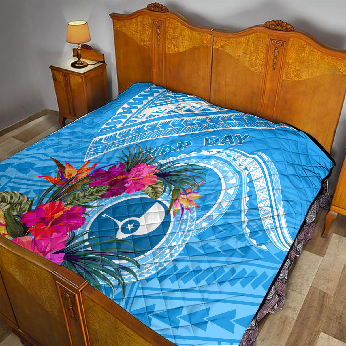 Yap Day Quilt Nam nu Waqab Tropical Flower LT01 - Polynesian Pride